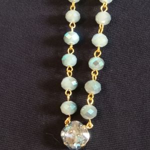 Swarovski crystal necklace with crystal beads from Victoria Lynn.